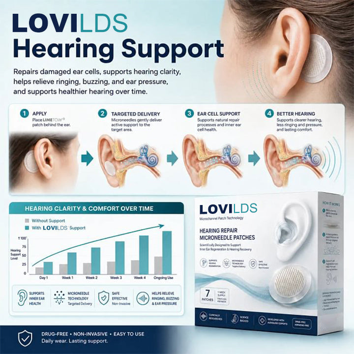 LOVILDS-HEARING REPAIR MICRONEEDLE PATCHES