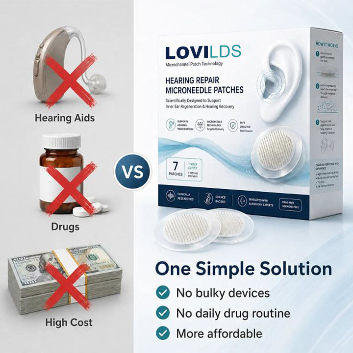 LOVILDS-HEARING REPAIR MICRONEEDLE PATCHES