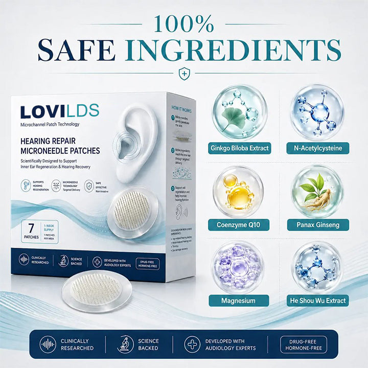 LOVILDS-HEARING REPAIR MICRONEEDLE PATCHES